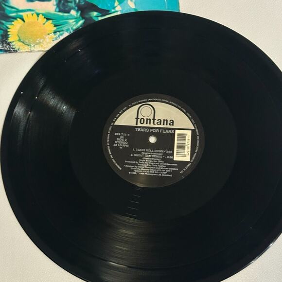 Vintage Tears for Fears Sowing the Seeds of Love Vinyl Record LP 1989 Album 12" - Picture 5 of 9